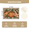 Artoid Mode Polka Dot Pumpkins Vine Thanksgiving Placemats Set of 4, 12x18 Inch Seasonal Fall Table Mats for Party Kitchen Dining Decoration